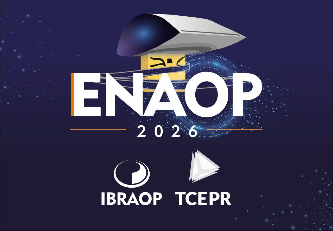 Logomarca do Enaop 2026, que será realizado em Curitiba no mês de junho