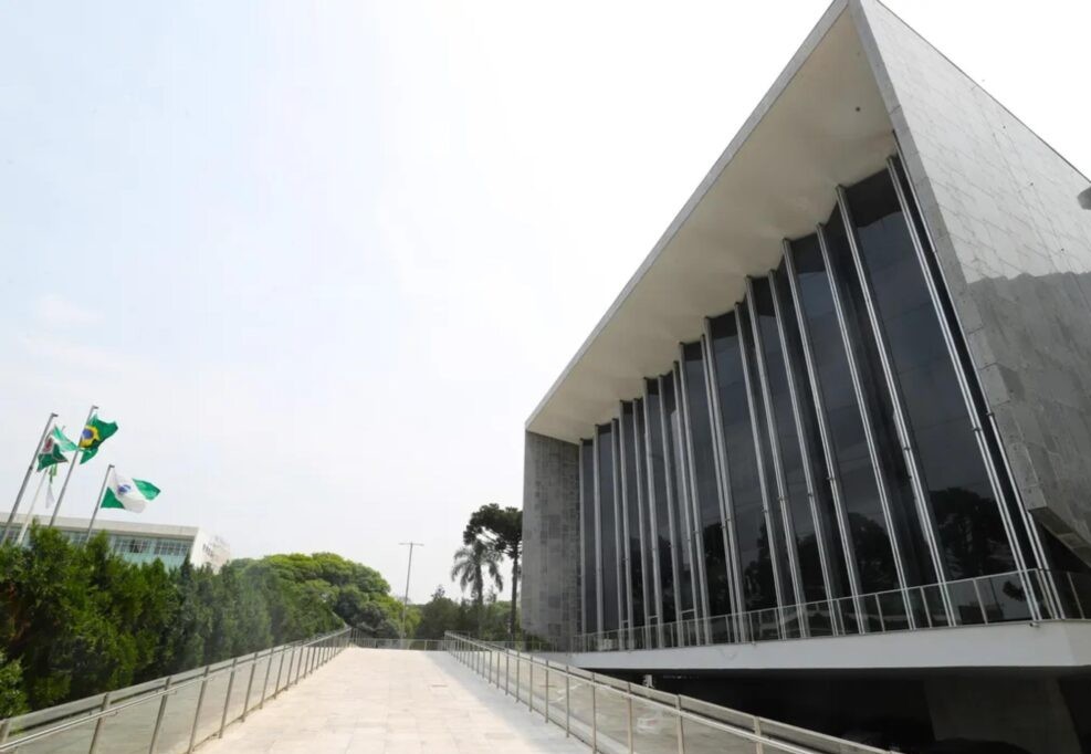 Sede da Assembleia Legislativa do Estado do Paraná (Alep-PR), em Curitiba