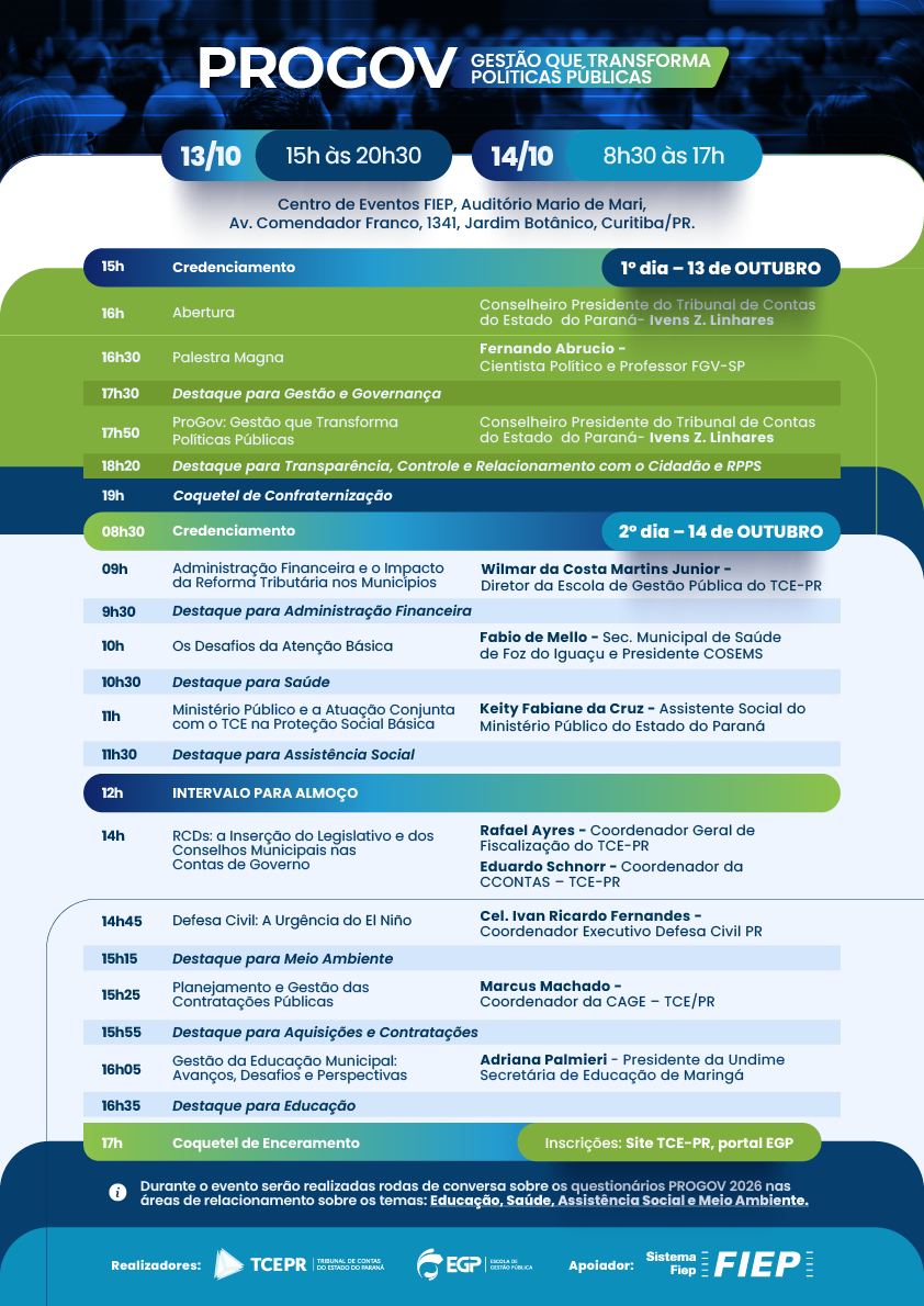 EGP PROGOV - Evento