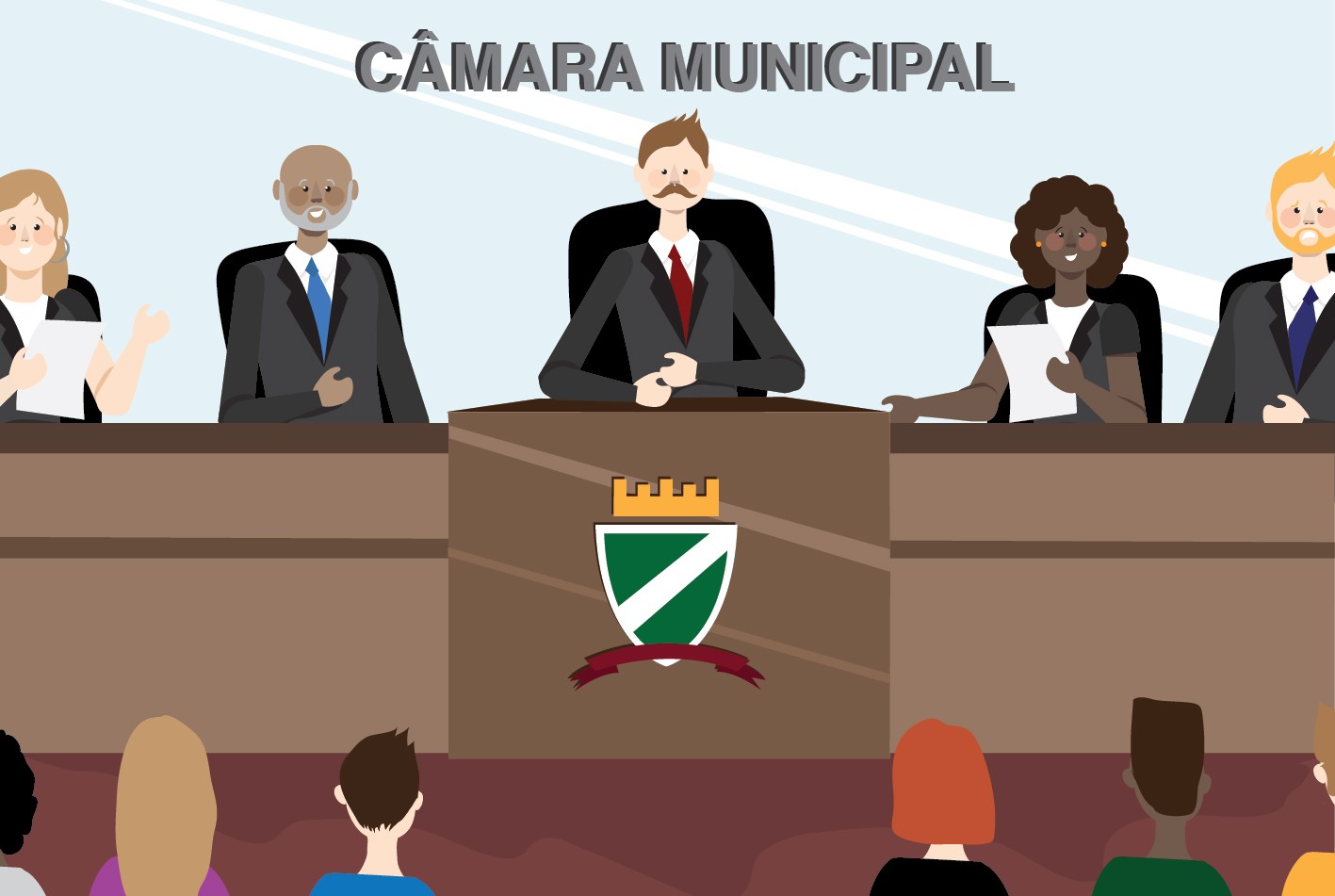 Câmara municipal: o Poder Legislativo têm como principais atribuições elaborar leis e fiscalizar os atos do prefeito